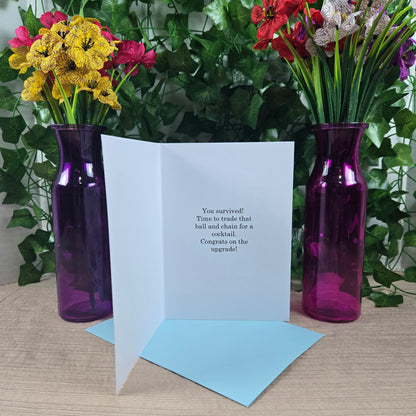Congratulations On Your Divorce Funny Card