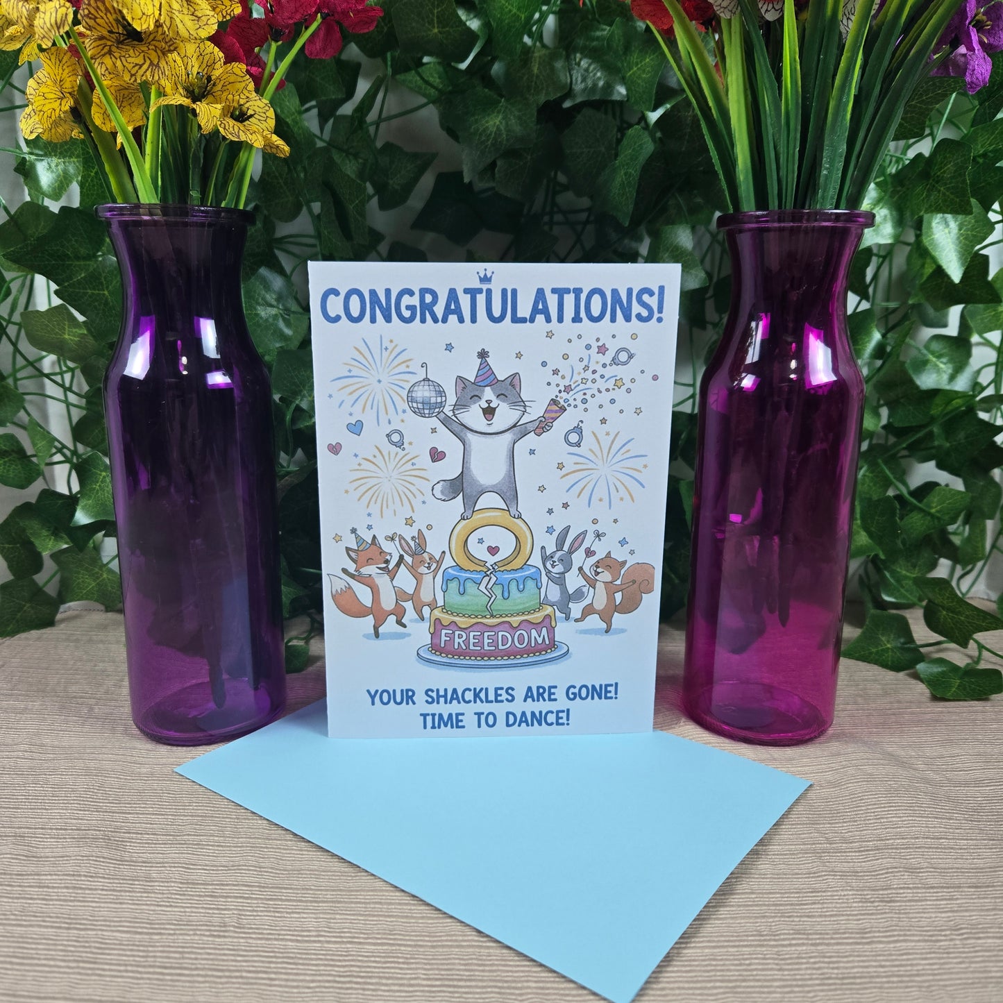 Congratulations On Your Divorce Funny Card