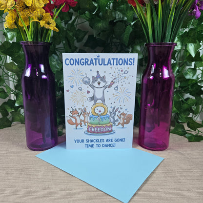 Congratulations On Your Divorce Funny Card