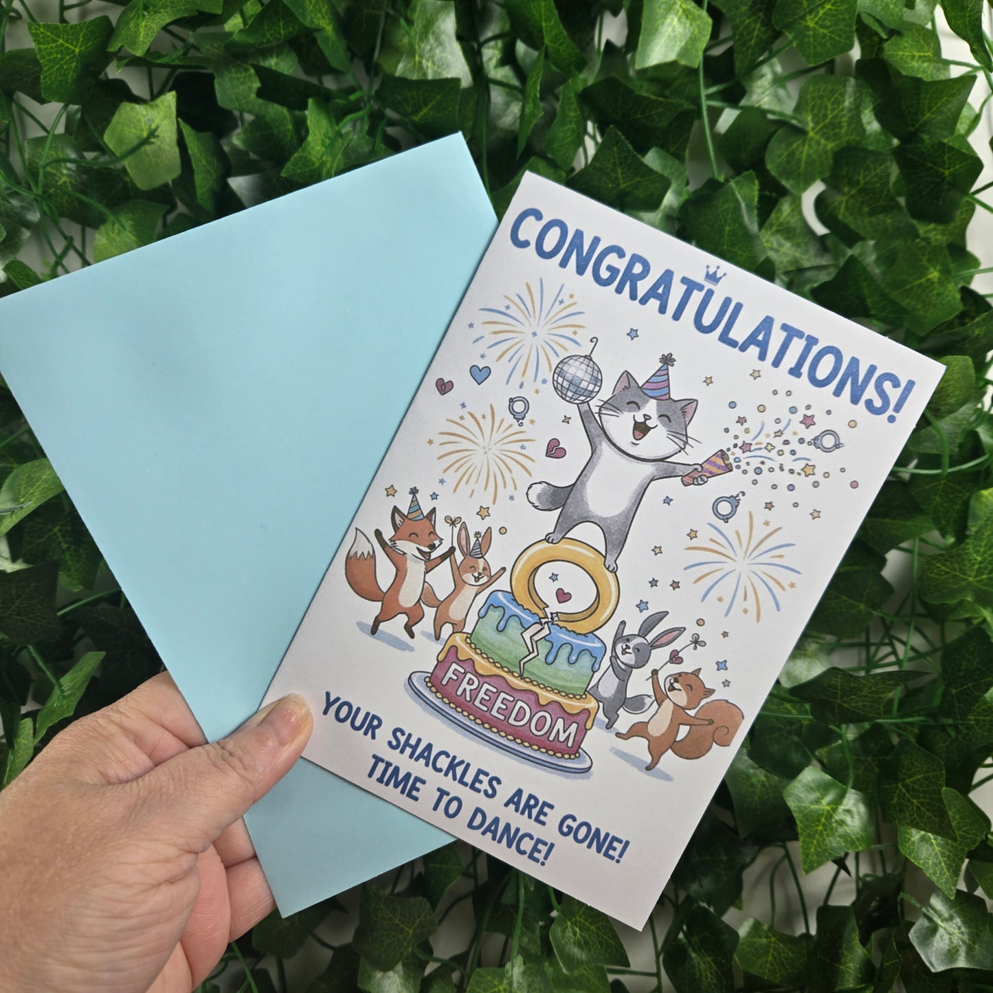 Congratulations On Your Divorce Funny Card