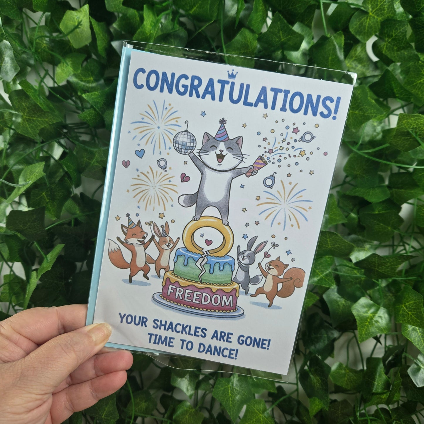 Congratulations On Your Divorce Funny Card