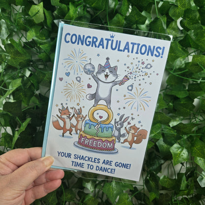 Congratulations On Your Divorce Funny Card