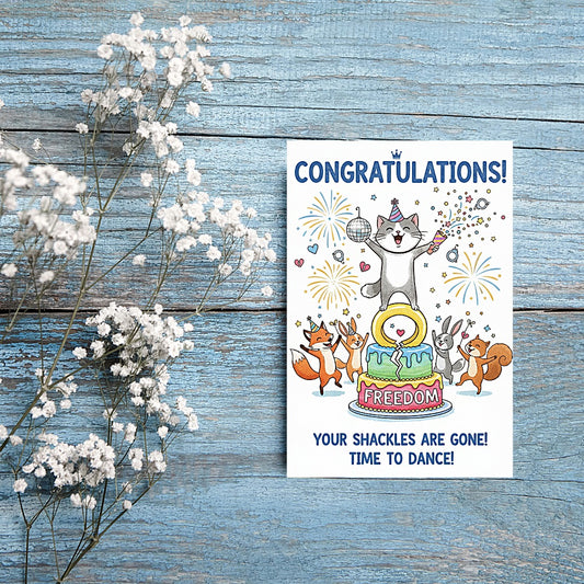 Congratulations On Your Divorce Funny Card