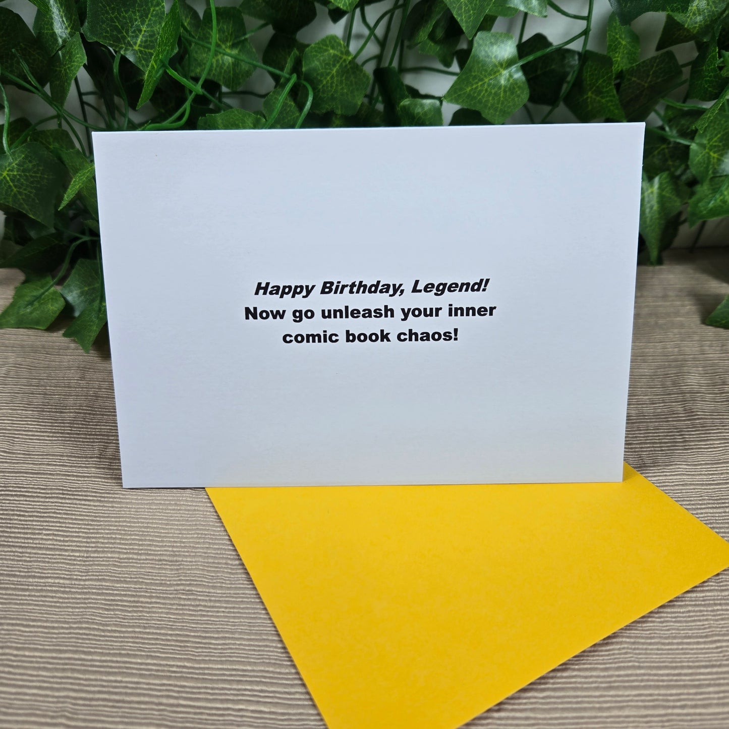 Comic Happy Birthday Card