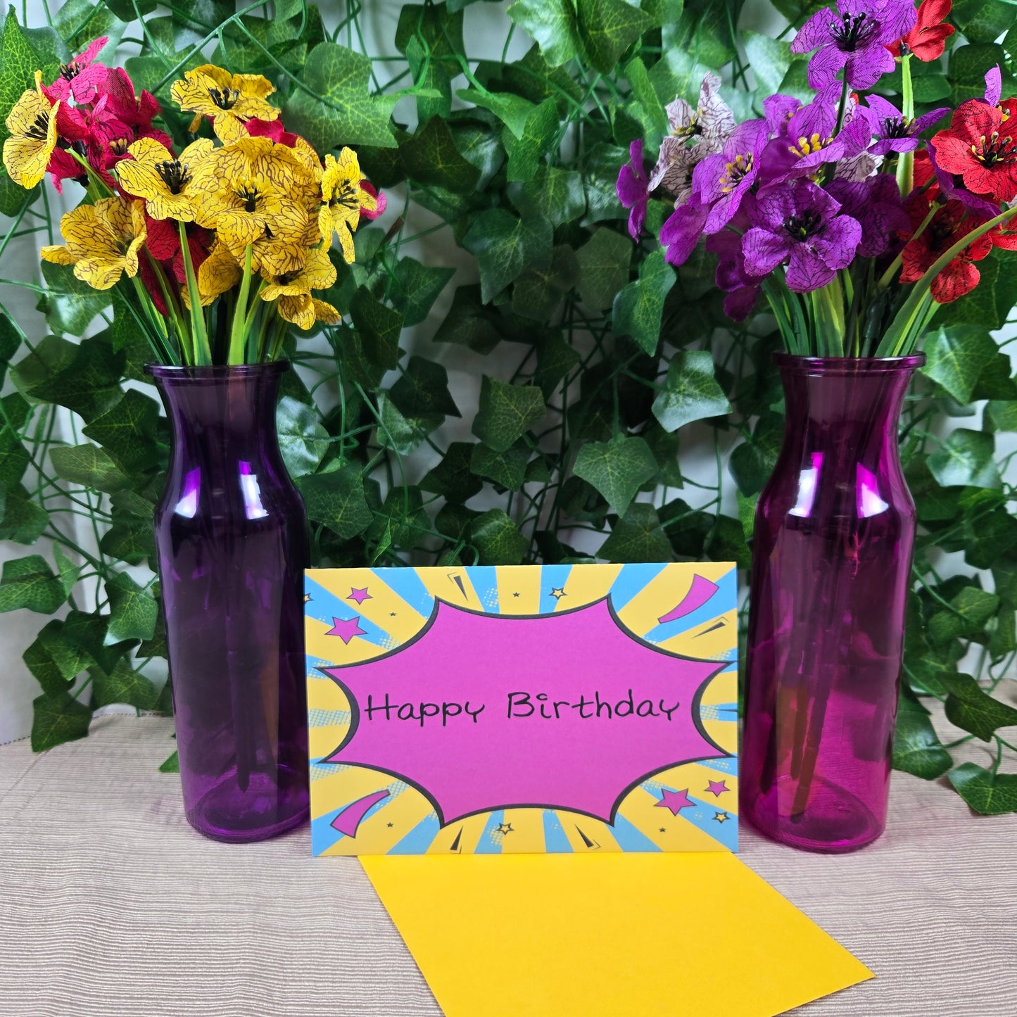 Comic Happy Birthday Card