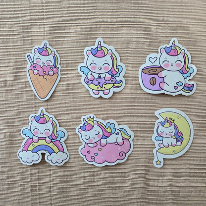 Cute Unicorn Collection 1 Stickers