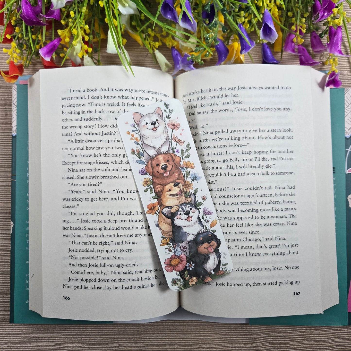 Playful Dogs Bookmark