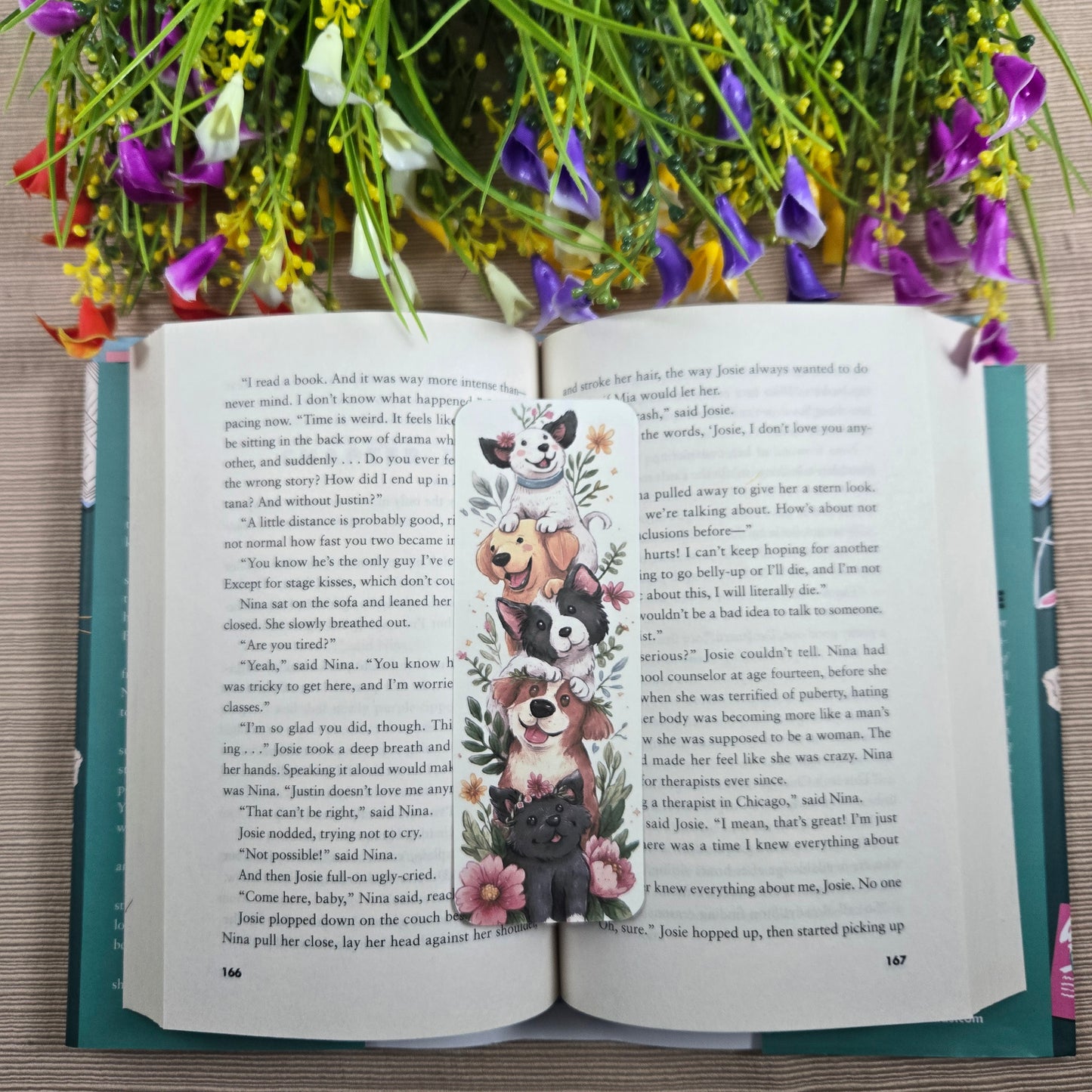 Playful Dogs Bookmark