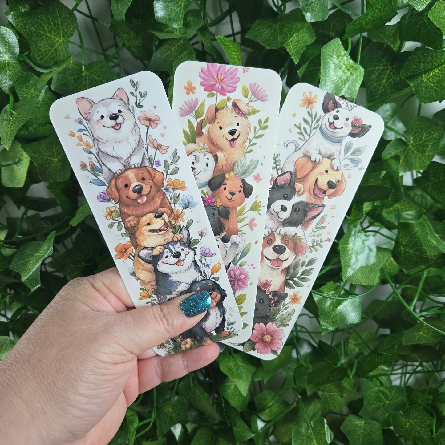 Playful Dogs Bookmark