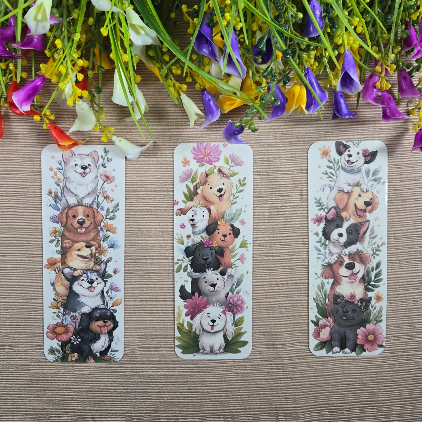 Playful Dogs Bookmark