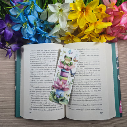 Cute Cartoon Frog Bookmark