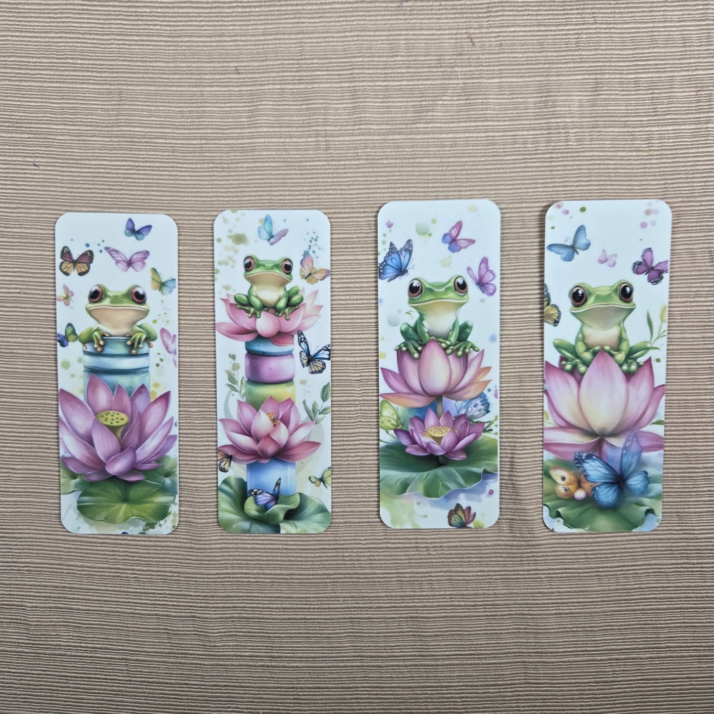 Cute Cartoon Frog Bookmark