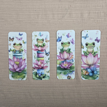 Cute Cartoon Frog Bookmark