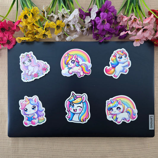 Cute Unicorn Collection 2 Stickers