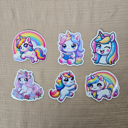 Cute Unicorn Collection 2 Stickers