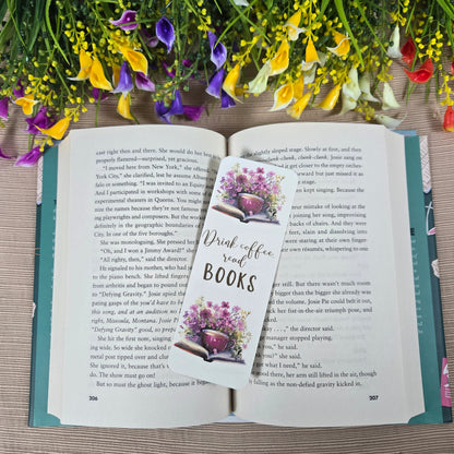 Drink Coffee and Read Books Bookmark