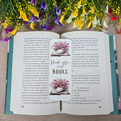 Drink Coffee and Read Books Bookmark