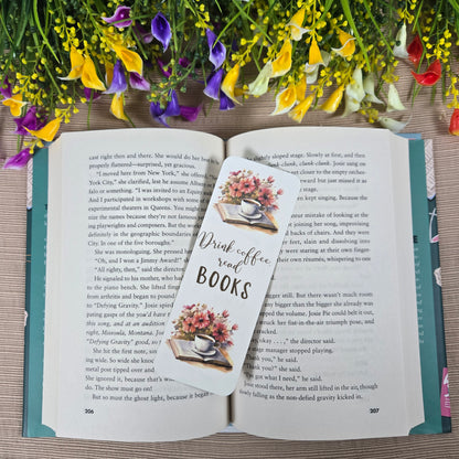 Drink Coffee and Read Books Bookmark
