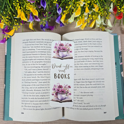 Drink Coffee and Read Books Bookmark