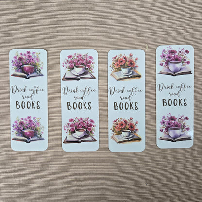 Drink Coffee and Read Books Bookmark