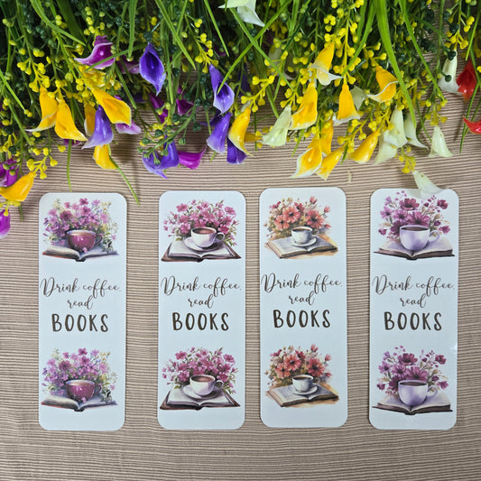 Drink Coffee and Read Books Bookmark