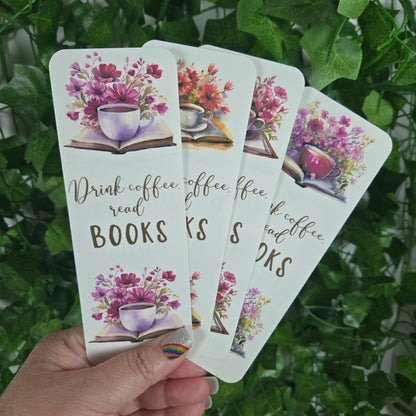 Drink Coffee and Read Books Bookmark