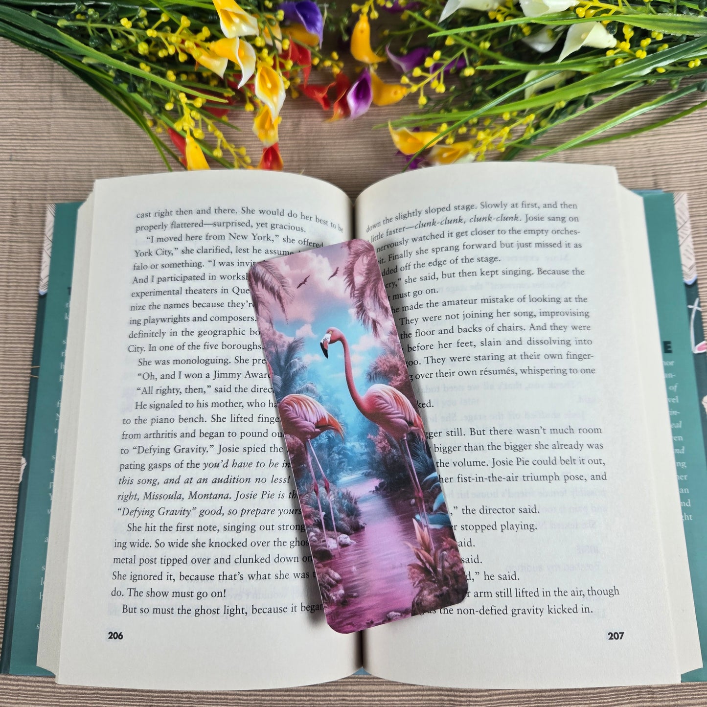 Beautiful Flamingo Bookmark