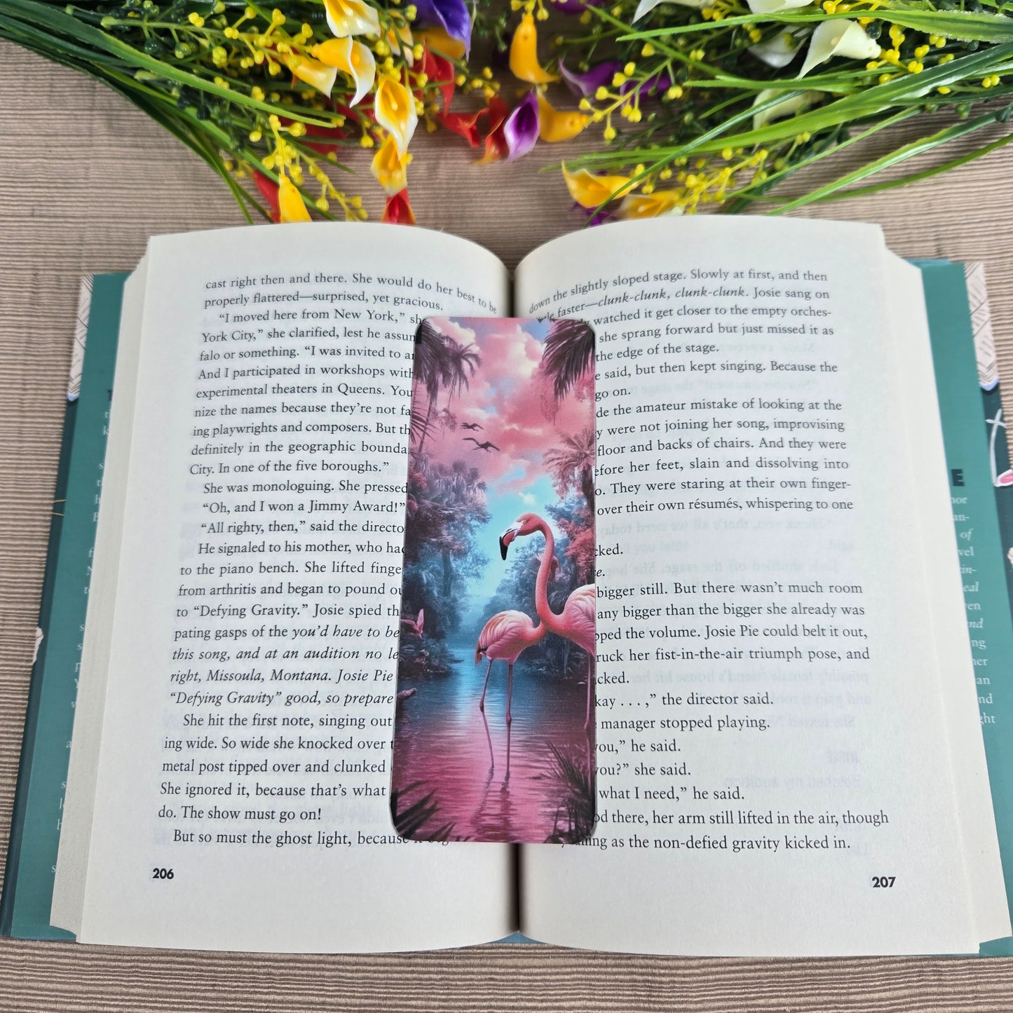 Beautiful Flamingo Bookmark