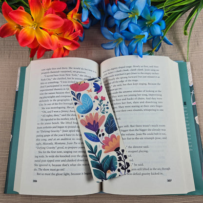 Watercolor Floral Bookmark