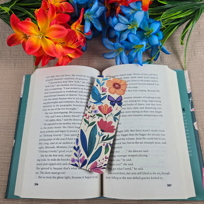 Watercolor Floral Bookmark