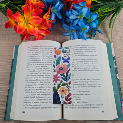 Watercolor Floral Bookmark