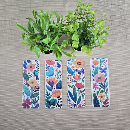 Watercolor Floral Bookmark
