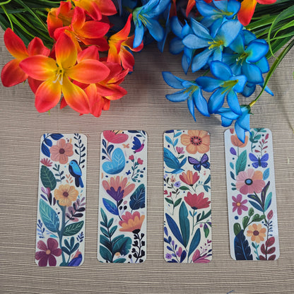 Watercolor Floral Bookmark