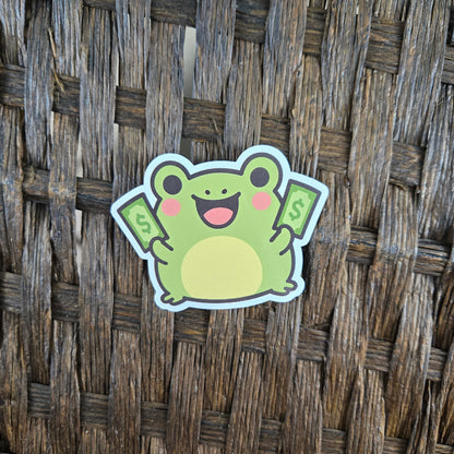 Cute Frog Sticker