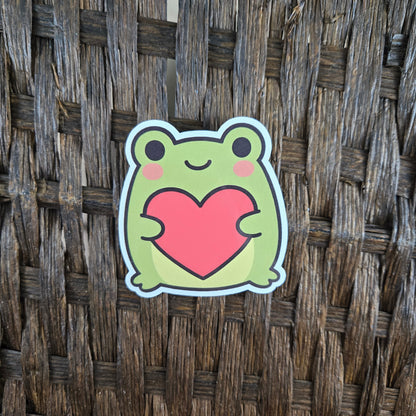 Cute Frog Sticker