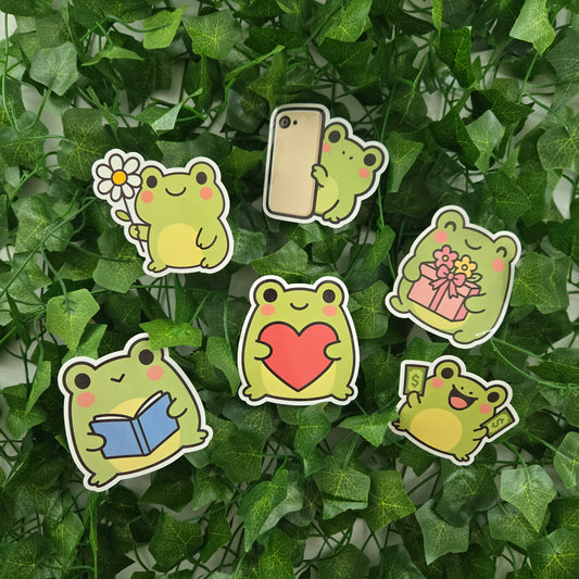 Cute Frog Sticker
