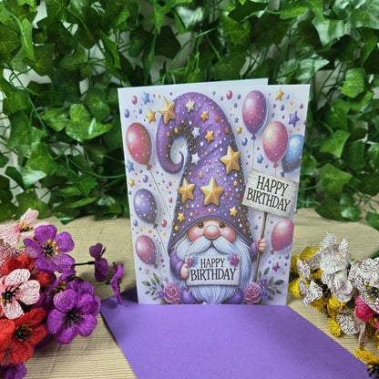 Gnome Birthday Card
