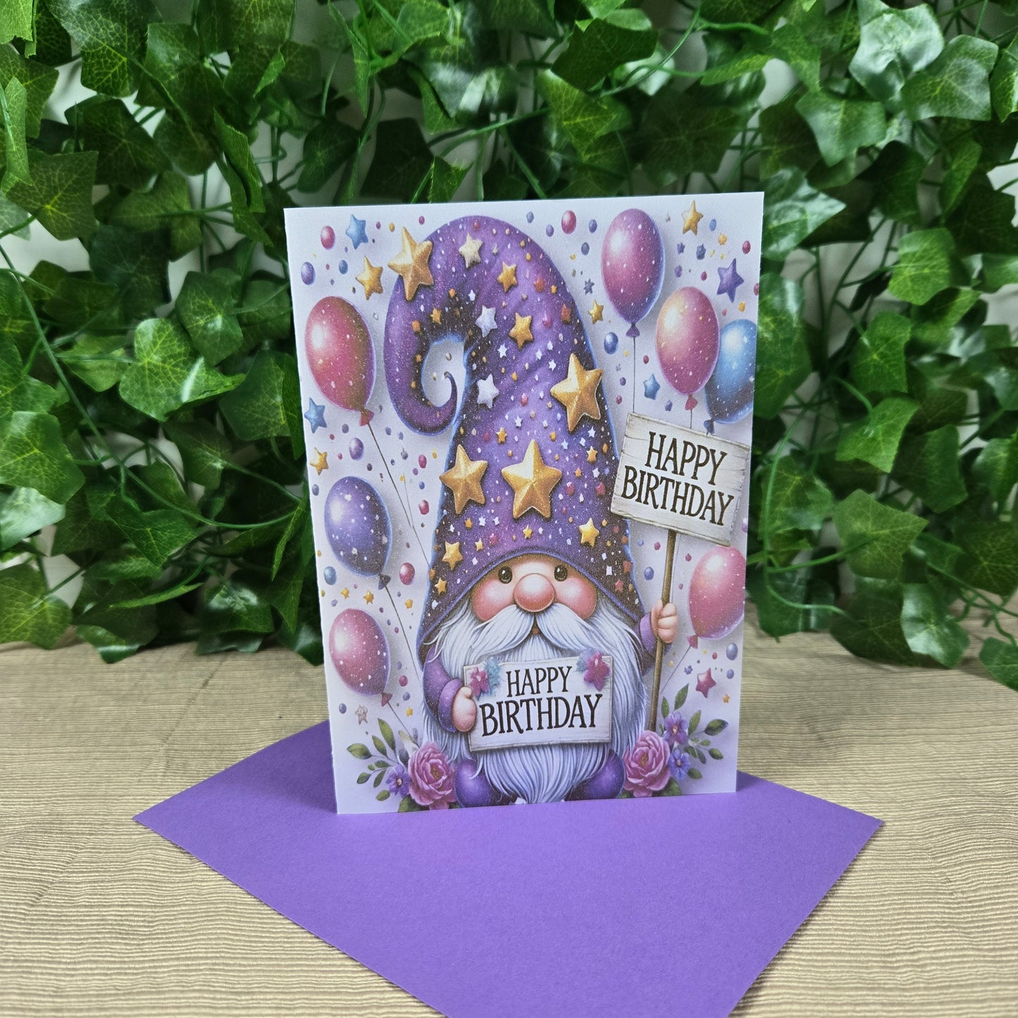 Gnome Birthday Card