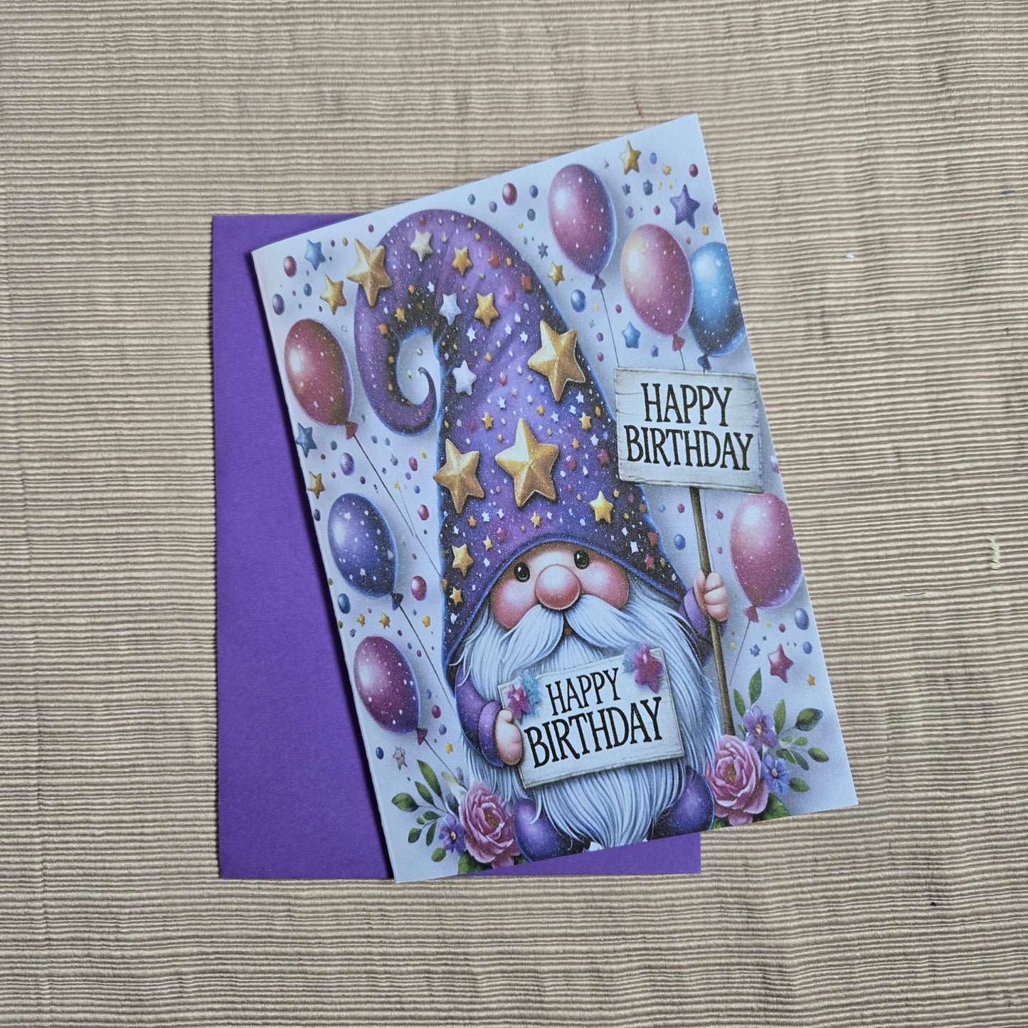 Gnome Birthday Card