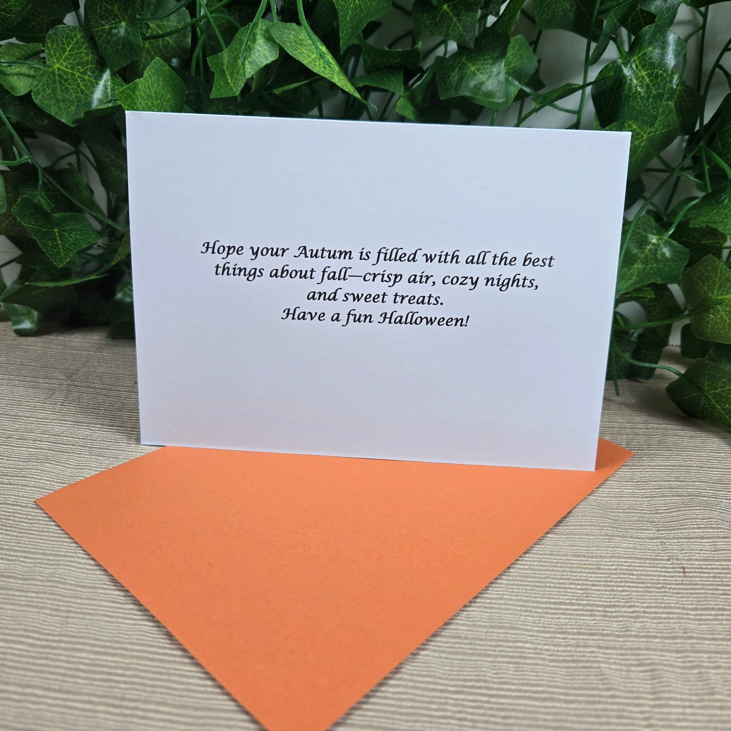 Halloween Pumpkin Card