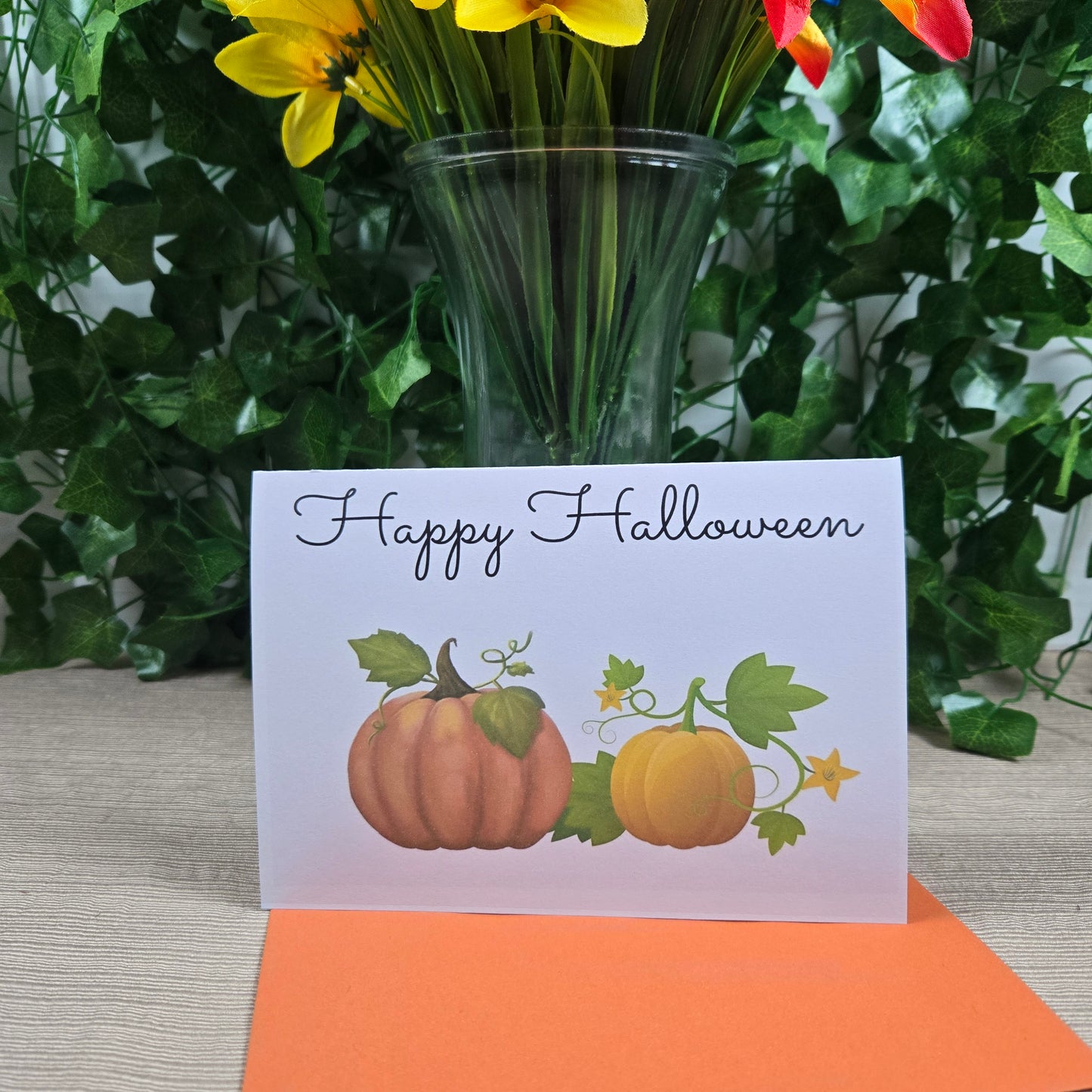Halloween Pumpkin Card