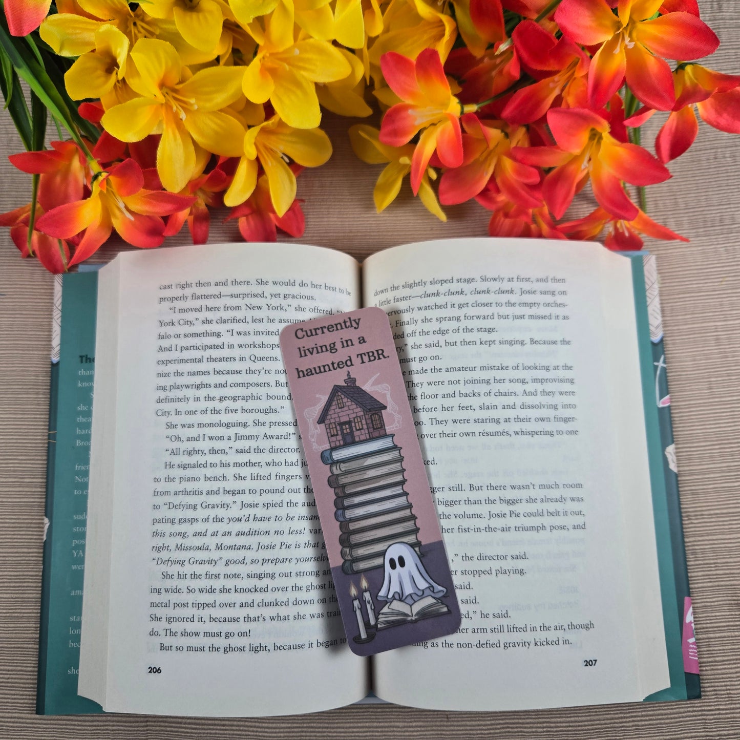 Halloween Booklover Bookmark