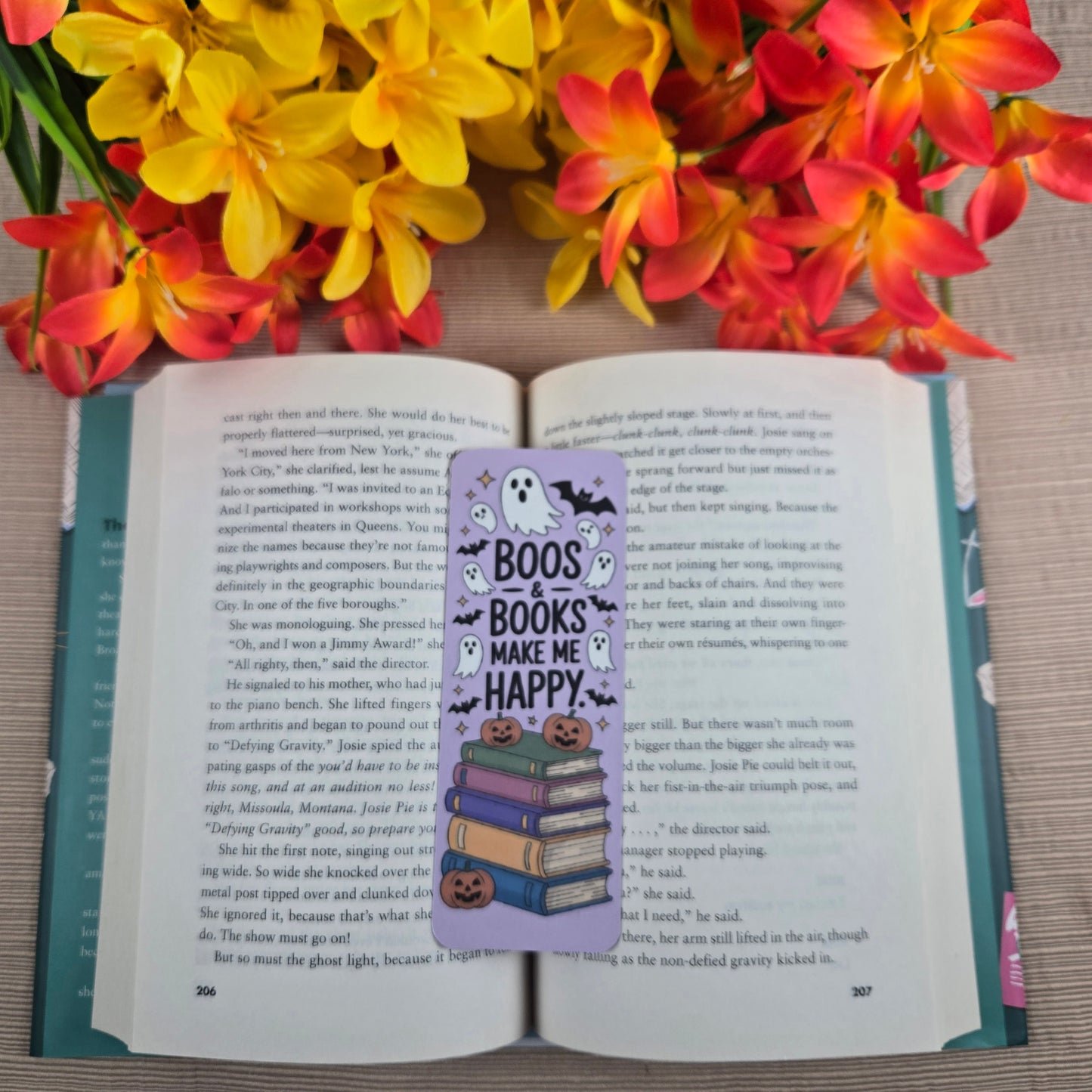 Halloween Booklover Bookmark