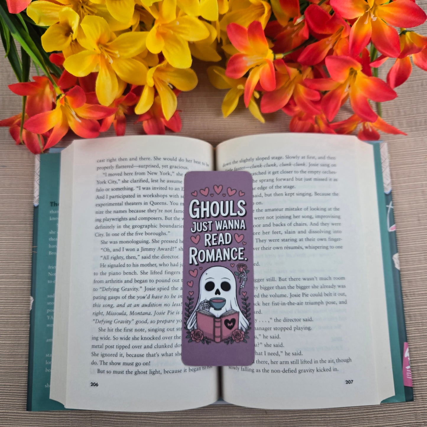 Halloween Booklover Bookmark