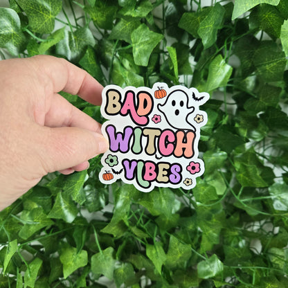 Halloween Ghost with Quote Stickers