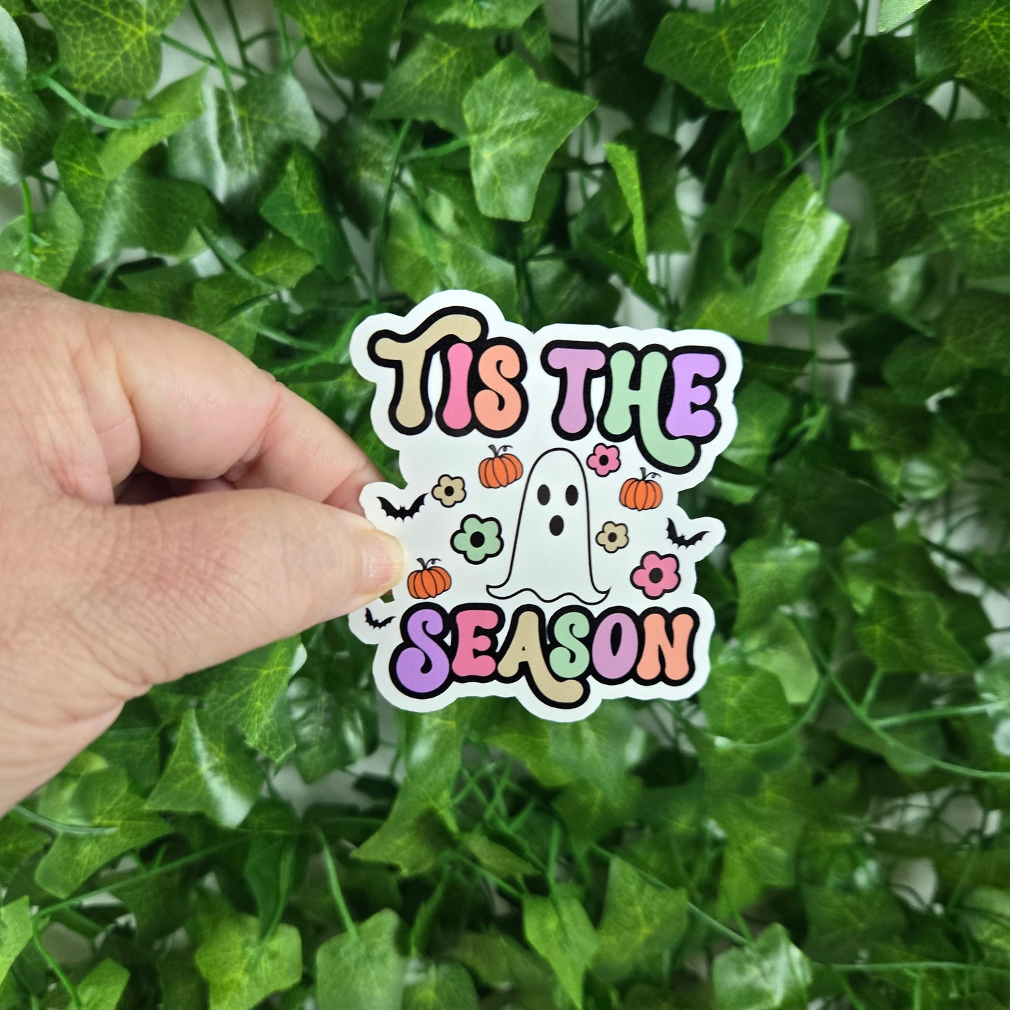 Halloween Ghost with Quote Stickers