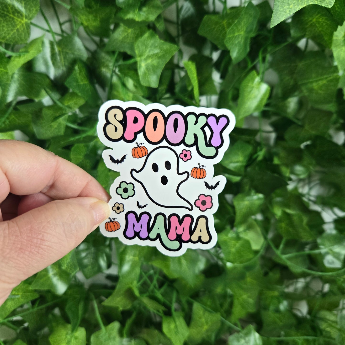 Halloween Ghost with Quote Stickers