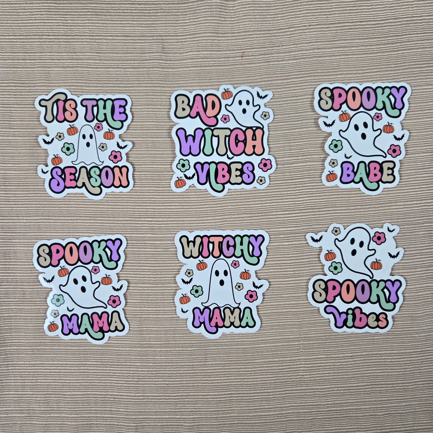 Halloween Ghost with Quote Stickers