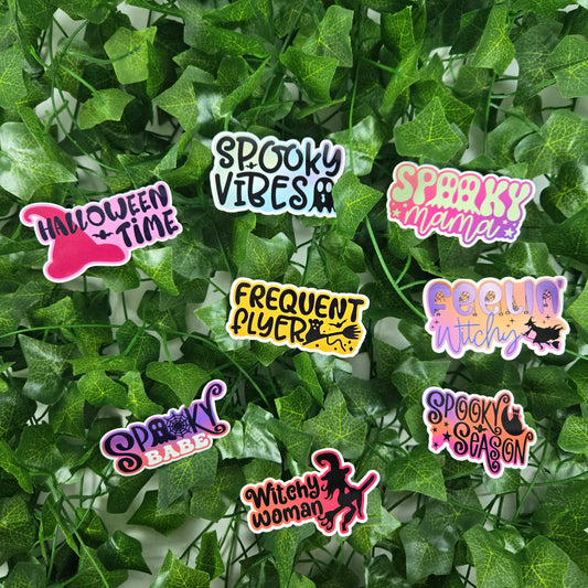 Halloween Quote Collection 2 Stickers
