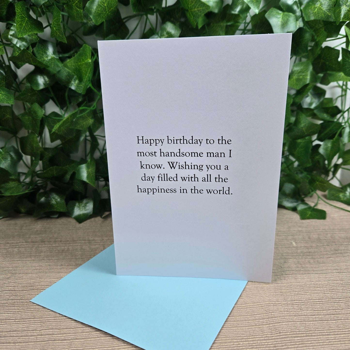 Happy Birthday Handsome Card